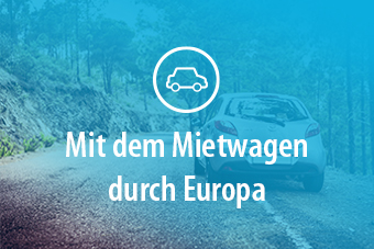 Ein Autobild mit dem Titel "Mit dem Mietwagen durch Europa"