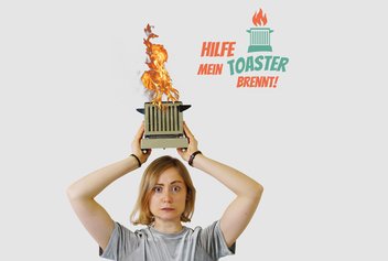 Podcast-Titelbild: Hilfe, mein Toaster brennt!